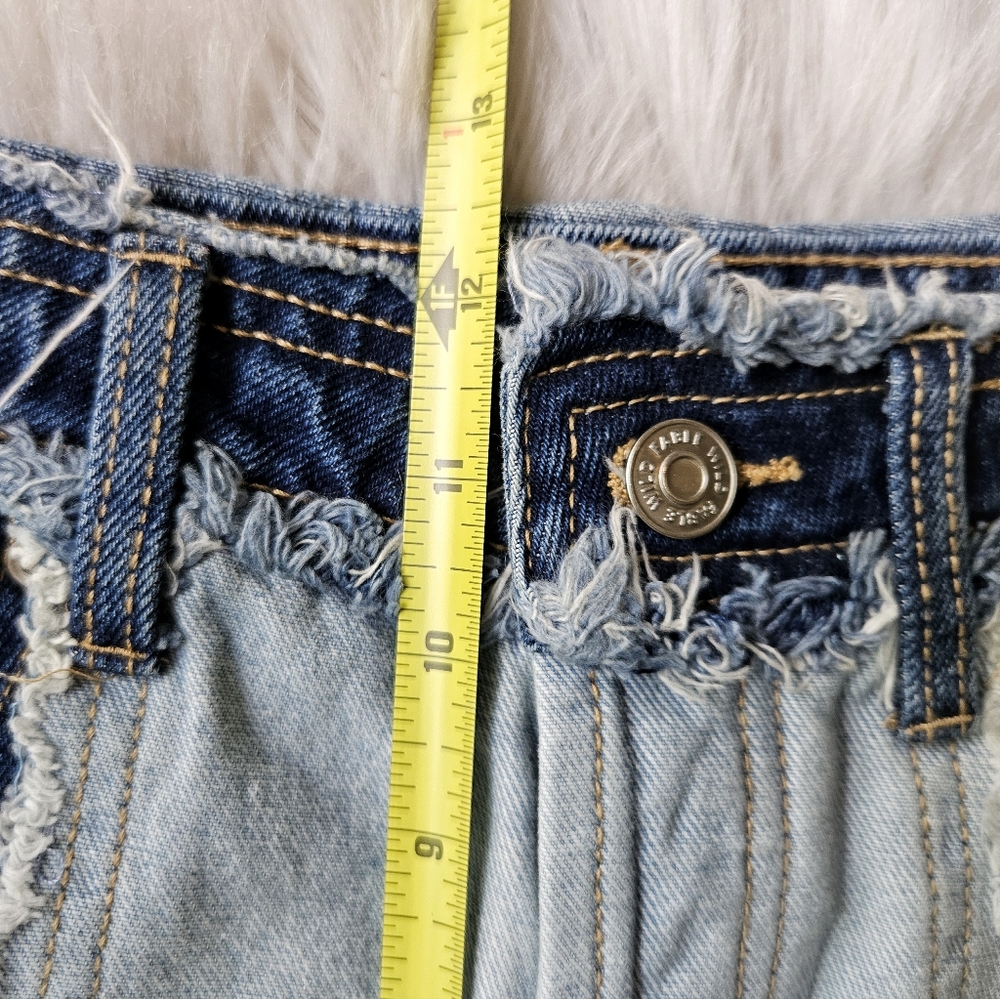 Patchwork Denim Shorts - Picture 4 of 4